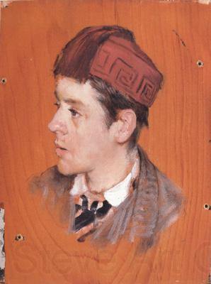 Alma-Tadema, Sir Lawrence Portrait of Herbert Thompson (mk23)